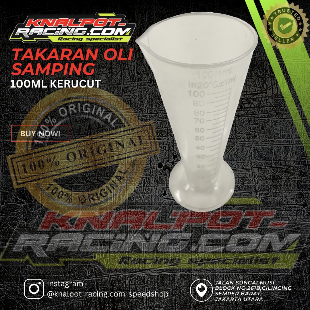 TAKARAN OLI SAMPING 100ML KERUCUT